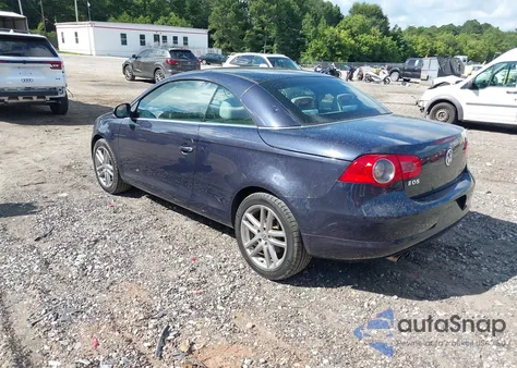 2008 Volkswagen Eos Lux from USA, damaged, VIN WVWFA71F78V021848